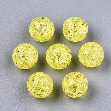 Transparent Crackle Acrylic Round Beads Strands(X-CCG-R002-12mm-09)-2