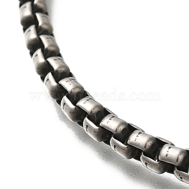 304 Panzerkettenarmbänder aus Edelstahl für Männer(BJEW-B096-33B-AS)-2