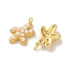 Brass ABS Plastic Imitation Pearl Pendants(KK-P351-05G)-2