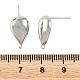 SHEGRACE Brass Stud Earring Findings(XGRQ64028-865P)-3