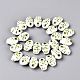 Handmade Printed Porcelain Beads Strand(PORC-T133-02A)-2