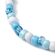 Sea Turtle Porcelain Bead Stretch Bracelets(BJEW-JB09997)-5