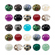 Craftdady 300pcs 15 perles de pierres précieuses mélangées naturelles et synthétiques à facettes(G-CD0001-08)-1