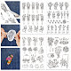 4 Sheets 11.6x8.2 Inch Stick and Stitch Embroidery Patterns(DIY-WH0455-067)-1