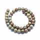Natural Aqua Terra Jasper Beads Strands(G-N0128-48-10mm)-2