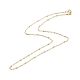 Brass Satellite Chains Necklace for Women(NJEW-P265-38G)-2