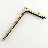 (Autumn Aesthetic Big Sale), Iron Purse Frame Handle for Bag Sewing Craft, Antique Bronze, 145x88x9mm, Hole: 2~4mm(FIND-Q032-04)
