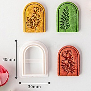 Plastic Clay Pressed Molds Set, Clay Cutters, Clay Modeling Tools, Arch, 4x3cm(PW-WG71343-03)