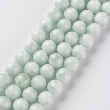 Glass Beads Strands, Round, 8mm, Hole: 0.9mm, about 47pcs/strand, 15.16''(38.5cm)