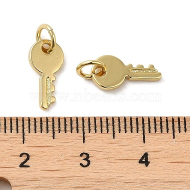 Rack Plating Brass Cubic Zirconia Charms(KK-Q795-07G)-3