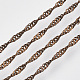 Soldered Brass Coated Iron Singapore Chains(CH-T002-03R)-4