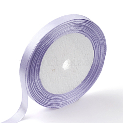 Single Face Satin Ribbon, Polyester Ribbon, Lavender, 1/4 inch(6mm), about 25yards/roll(22.86m/roll), 10rolls/group, 250yards/group(228.6m/group)(RC6mmY044)