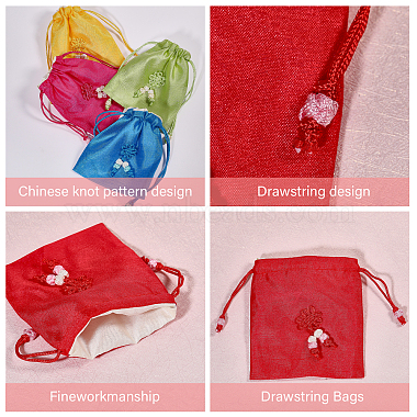 6Pcs 6 Colors Rectangle Cloth Packing Pouches(ABAG-CA0001-15)-3
