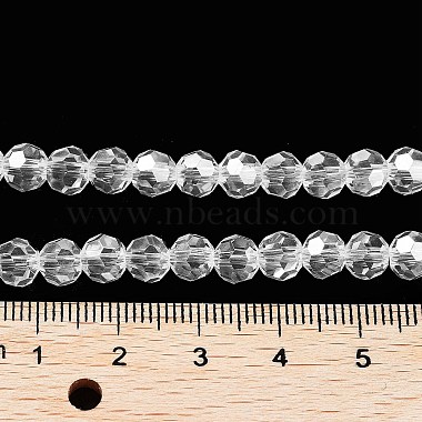 plaquent verre transparent perles brins(EGLA-A035-T6mm-A19)-4