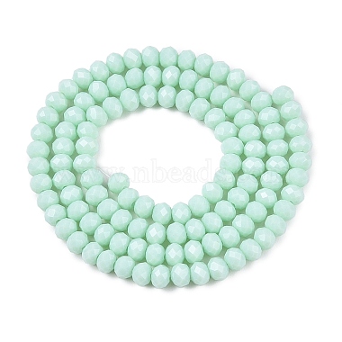 opaque couleur unie imitation jade perles de verre brins(EGLA-A044-P3mm-D14)-3