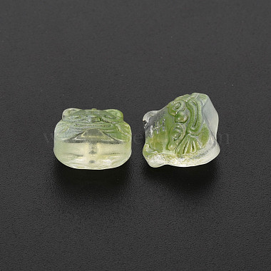 Two Tone Transparent Spray Painted Glass Beads(GLAA-T022-22-C06)-2
