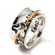 Rotatable Mountain and Heart Alloy Finger Ring(RJEW-F123-08AS)-3
