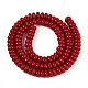 Opaque Solid Color Glass Beads Strands(GLAA-ZX008-6mm-18O)-2