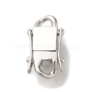 316 Surgical Stainless Steel Twister Clasps(STAS-M313-01P-01)-2