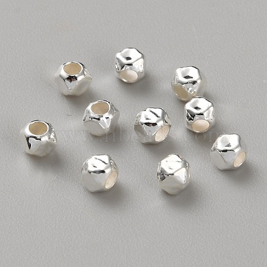 925の純銀製のビーズ(STER-WH0019-20C)-1