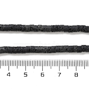 Hilos de cuentas teñidas de roca de lava sintética(G-H311-10-06)-5