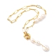 Natural Baroque Pearl Pendant Necklaces(NJEW-JN03086)-2