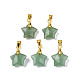 Naturales aventurina verde charms(G-N326-142-07)-2