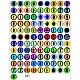 Printed Transparent Glass Cabochons(GL-CBAA22A-06)-2