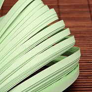 Quilling Paper Strips, Pale Green, 530x5mm, about 120strips/bag(DIY-J001-5mm-B13)