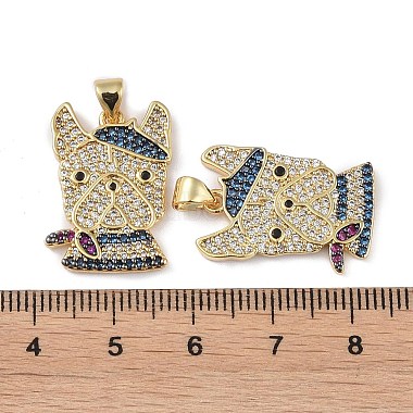 Placage de crémaillère en laiton micro pavé pendentifs en zircone cubique(KK-K341-48G)-3