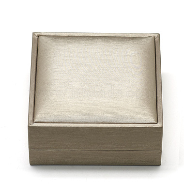 Tan Square Plastic Bracelet Box