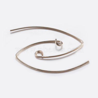 Brass Earring Hooks(KK-K197-60G)-2