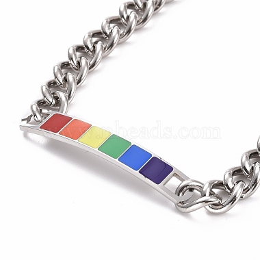 Rainbow Pride Bracelet(BJEW-F419-12B-P)-2