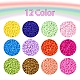 226.8g 12 Color 12/0 Baking Paint Glass Seed Beads(SEED-YW0001-78)-2