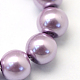 Chapelets de perles rondes en verre peint(HY-Q003-6mm-44)-2