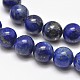 Natural Lapis Lazuli Round Bead Strands(X-G-E262-01-8mm)-2