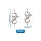 Brass Double Opening Lobster Claw Clasps(FIND-TA0001-46P)-7