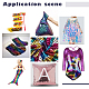 ahadermaker 1pc sirène tissu poupée robe vêtements décoration matériel(DOLL-GA0001-05)-6