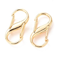 Zinc Alloy DIY Bags Adjustable Clasps Accessories, Bags Buckle, Light Gold, 2.75x1.3x0.7cm(PALLOY-A068-06KCG)