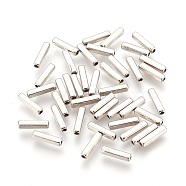 CCB Plastic Beads, Cuboid, Platinum, 9x2x2mm, Hole: 1.2mm(CCB-E053-17P)