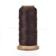 Polyester Threads, for Jewelry Making, Coconut Brown, 0.25mm, about 874.89 yards(800m)/roll(NWIR-G018-C-16)