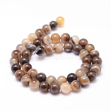 Natural Striped Agate/Banded Agate Bead Strands(X-G-K155-A-8mm-14)-2