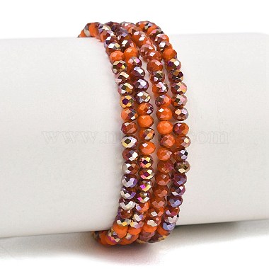 Electroplate Glass Beads Stradns(EGLA-H114-02B-15)-1