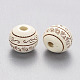 Painted Natural Wood Beads(X-WOOD-N006-02A-04)-2