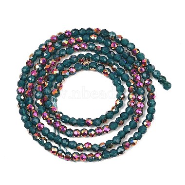 Electroplate Glass Beads Stradns(EGLA-H114-01N)-4