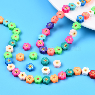 Handmade Polymer Clay Beads Strands(CLAY-T020-03)-7