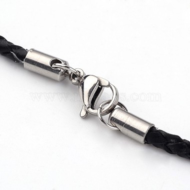 Braided Leather Necklace Making(NJEW-JN01551-01)-2