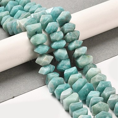 amazonite naturelles brins de perles(G-N327-05-08)-2