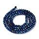 Electroplate Glass Beads Strands(GLAA-H021-01B-FP03)-4