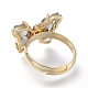 Adjustable Brass Glass Finger Rings(RJEW-P148-A01-01)-3
